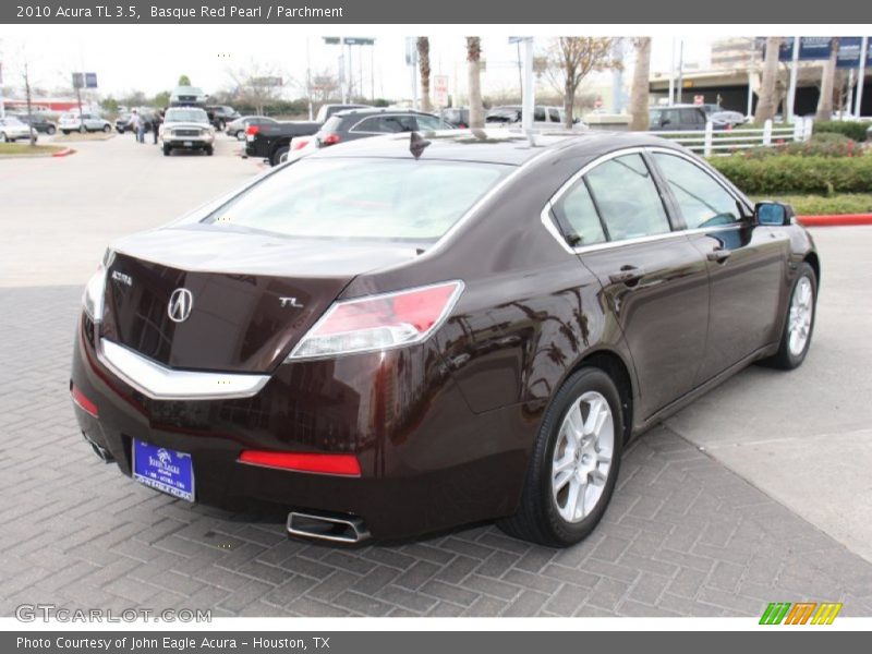 Basque Red Pearl / Parchment 2010 Acura TL 3.5