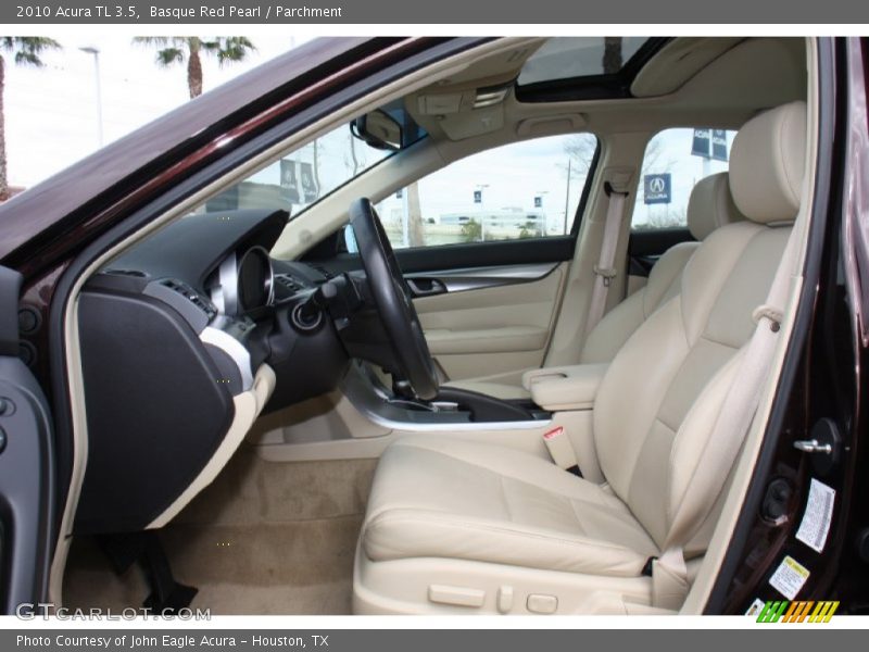Basque Red Pearl / Parchment 2010 Acura TL 3.5