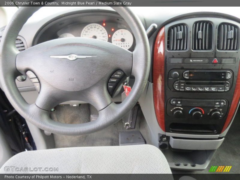 Midnight Blue Pearl / Medium Slate Gray 2006 Chrysler Town & Country