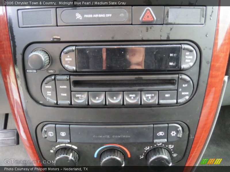 Midnight Blue Pearl / Medium Slate Gray 2006 Chrysler Town & Country