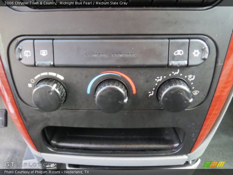 Midnight Blue Pearl / Medium Slate Gray 2006 Chrysler Town & Country