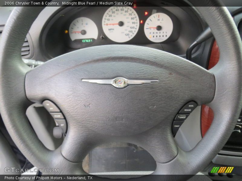 Midnight Blue Pearl / Medium Slate Gray 2006 Chrysler Town & Country