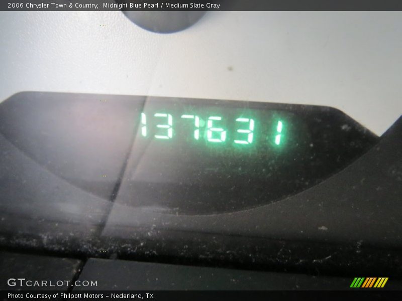 Midnight Blue Pearl / Medium Slate Gray 2006 Chrysler Town & Country