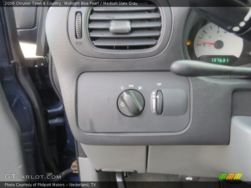 Midnight Blue Pearl / Medium Slate Gray 2006 Chrysler Town & Country
