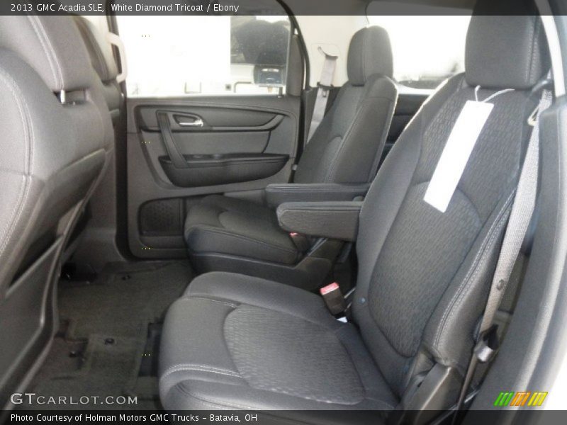 White Diamond Tricoat / Ebony 2013 GMC Acadia SLE