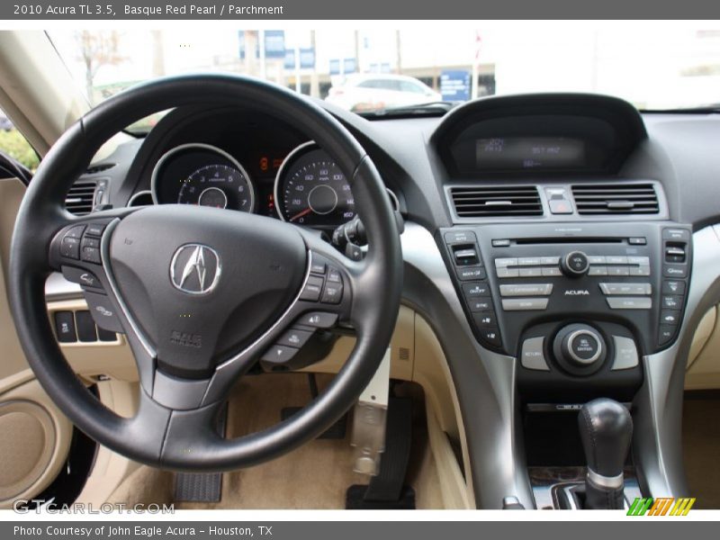Basque Red Pearl / Parchment 2010 Acura TL 3.5