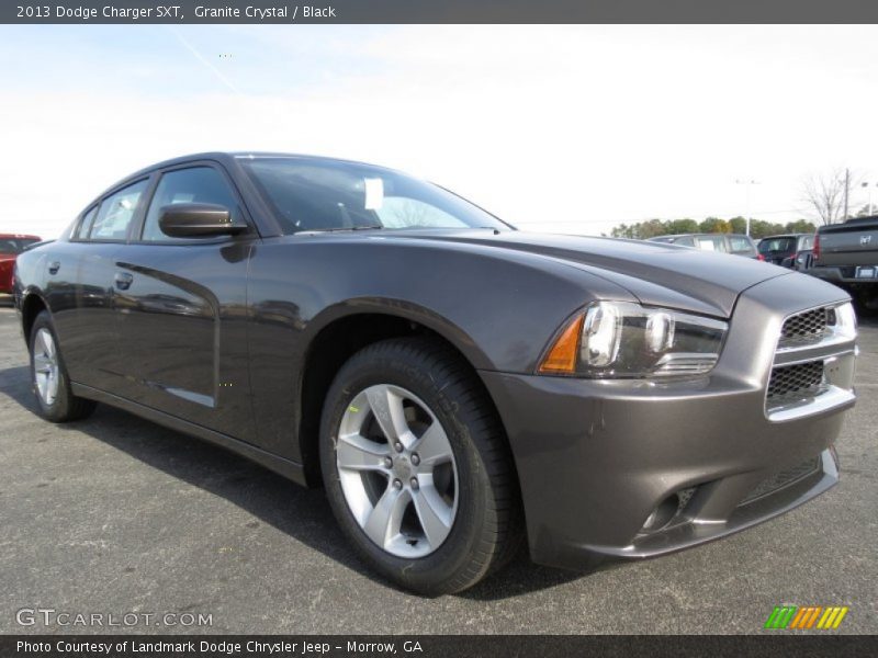 Granite Crystal / Black 2013 Dodge Charger SXT