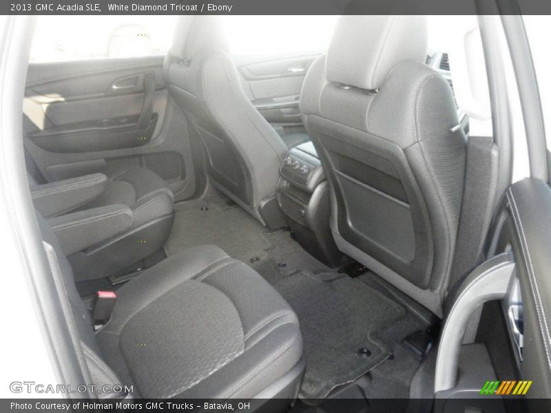 White Diamond Tricoat / Ebony 2013 GMC Acadia SLE