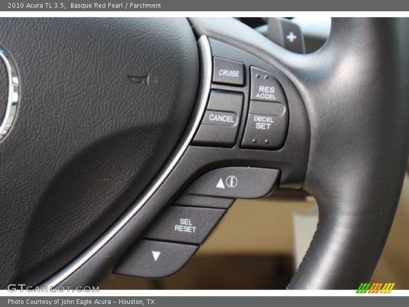 Basque Red Pearl / Parchment 2010 Acura TL 3.5