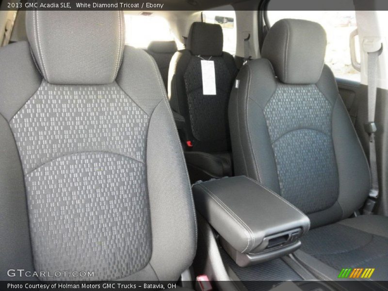 White Diamond Tricoat / Ebony 2013 GMC Acadia SLE