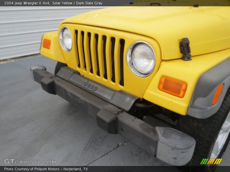 Solar Yellow / Dark Slate Gray 2004 Jeep Wrangler X 4x4