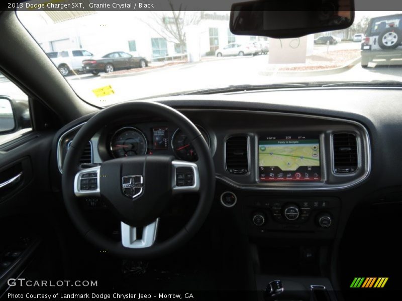Granite Crystal / Black 2013 Dodge Charger SXT