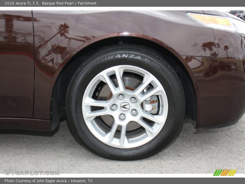 Basque Red Pearl / Parchment 2010 Acura TL 3.5