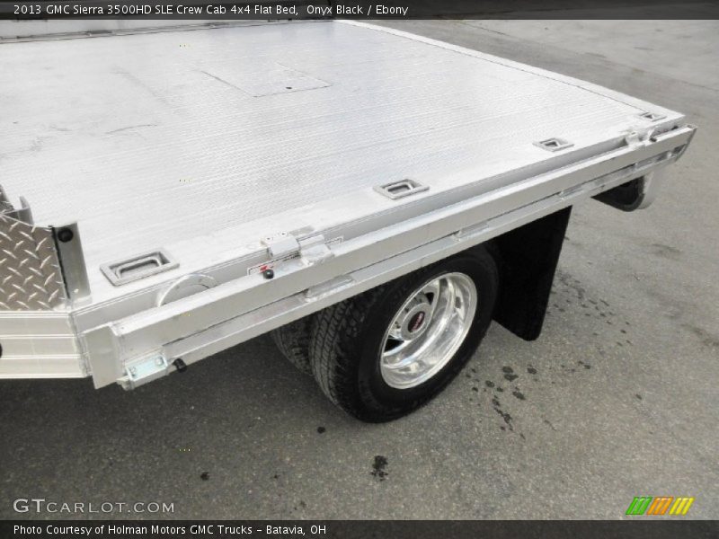 Onyx Black / Ebony 2013 GMC Sierra 3500HD SLE Crew Cab 4x4 Flat Bed