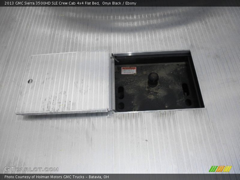 Onyx Black / Ebony 2013 GMC Sierra 3500HD SLE Crew Cab 4x4 Flat Bed