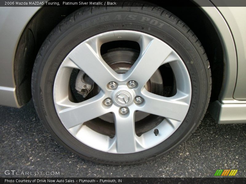 Platinum Silver Metallic / Black 2006 Mazda MAZDA5 Touring