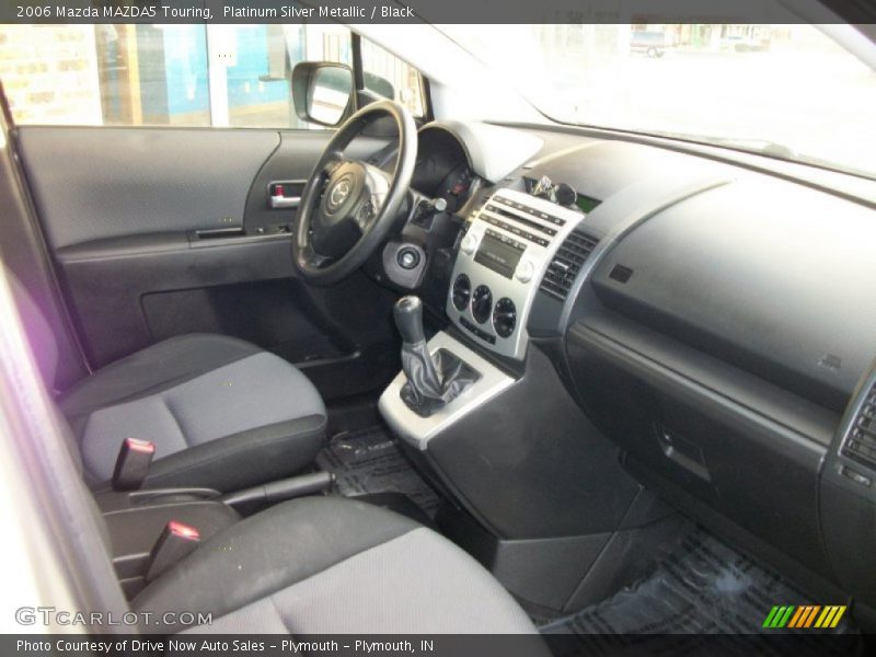 Platinum Silver Metallic / Black 2006 Mazda MAZDA5 Touring