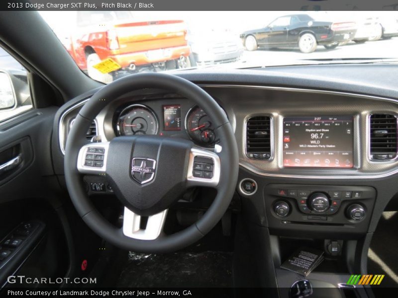 Pitch Black / Black 2013 Dodge Charger SXT Plus
