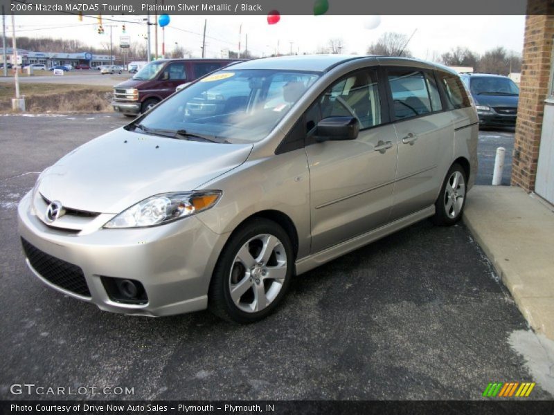 Platinum Silver Metallic / Black 2006 Mazda MAZDA5 Touring