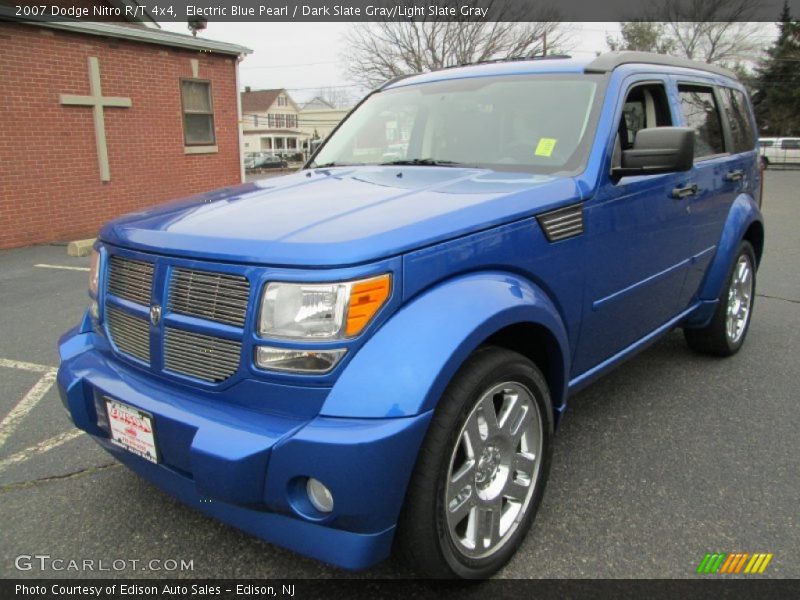 Electric Blue Pearl / Dark Slate Gray/Light Slate Gray 2007 Dodge Nitro R/T 4x4