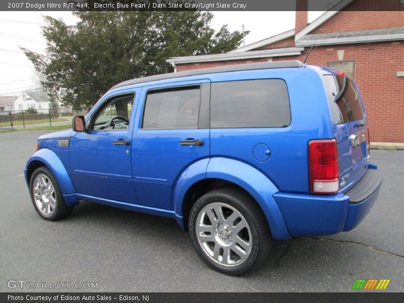Electric Blue Pearl / Dark Slate Gray/Light Slate Gray 2007 Dodge Nitro R/T 4x4