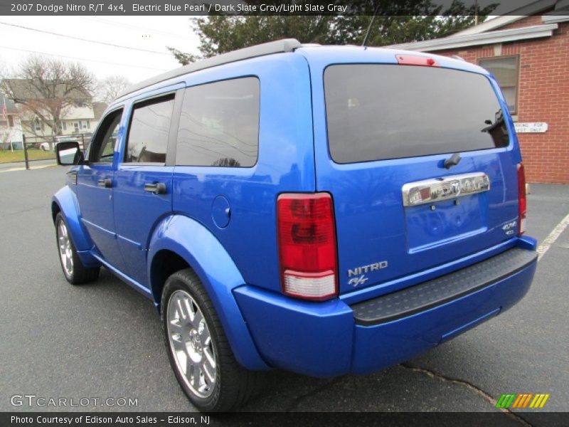 Electric Blue Pearl / Dark Slate Gray/Light Slate Gray 2007 Dodge Nitro R/T 4x4