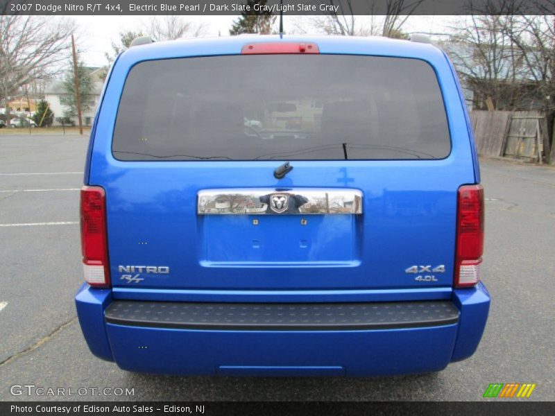 Electric Blue Pearl / Dark Slate Gray/Light Slate Gray 2007 Dodge Nitro R/T 4x4