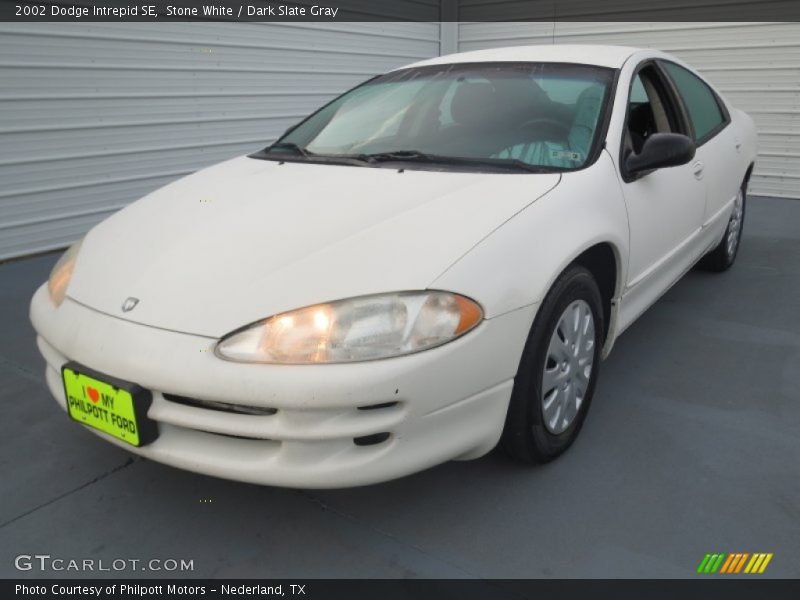 Stone White / Dark Slate Gray 2002 Dodge Intrepid SE