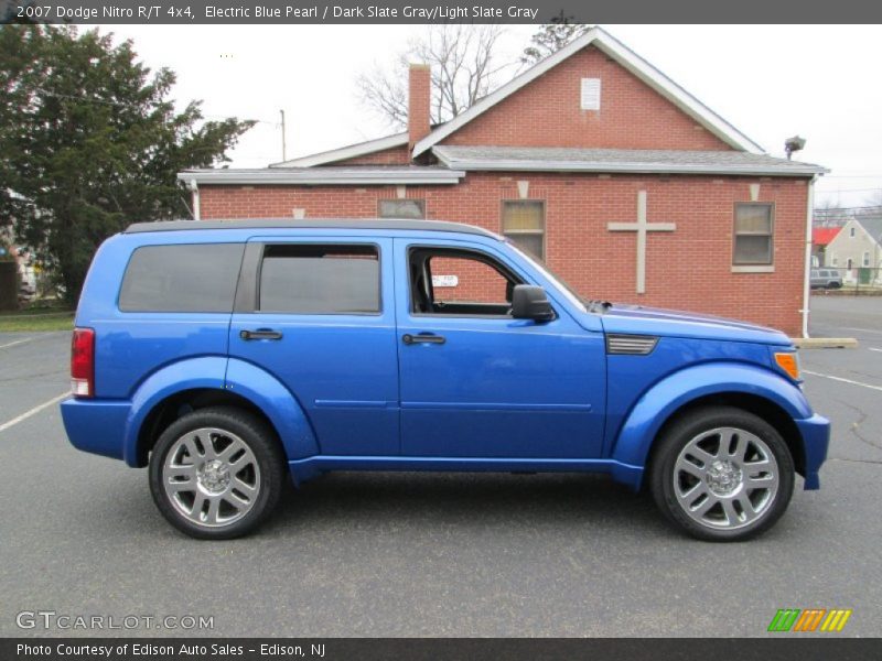 Electric Blue Pearl / Dark Slate Gray/Light Slate Gray 2007 Dodge Nitro R/T 4x4