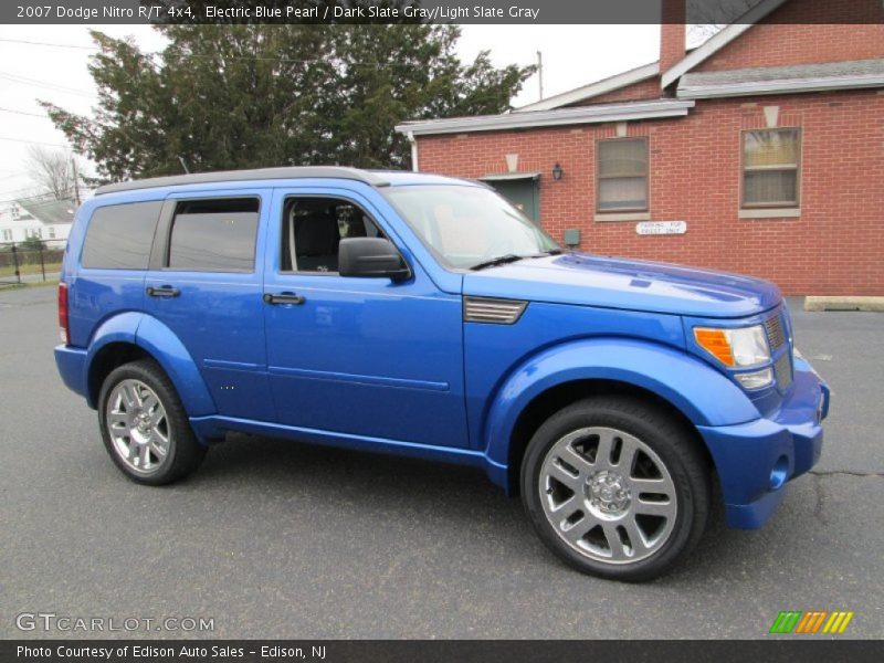 Electric Blue Pearl / Dark Slate Gray/Light Slate Gray 2007 Dodge Nitro R/T 4x4