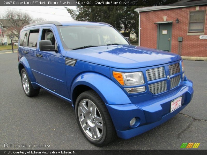 Electric Blue Pearl / Dark Slate Gray/Light Slate Gray 2007 Dodge Nitro R/T 4x4