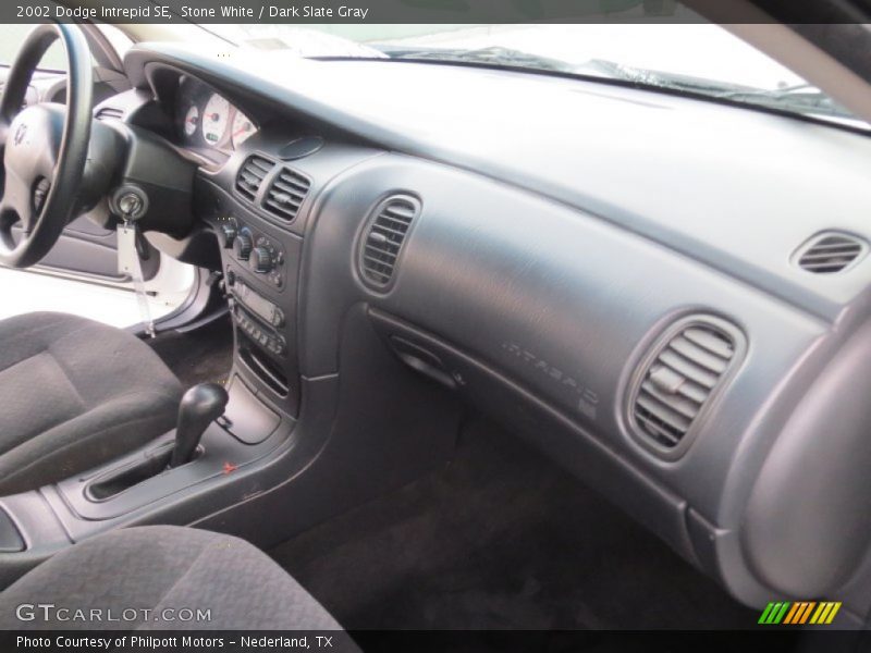 Stone White / Dark Slate Gray 2002 Dodge Intrepid SE