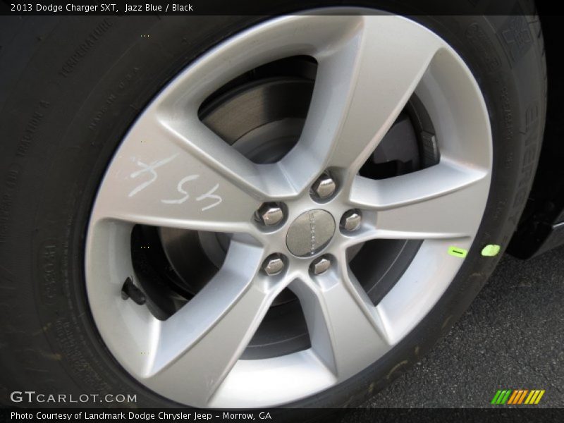 Jazz Blue / Black 2013 Dodge Charger SXT
