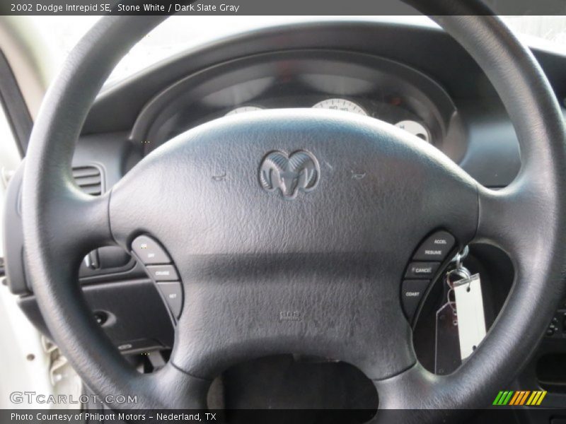 Stone White / Dark Slate Gray 2002 Dodge Intrepid SE