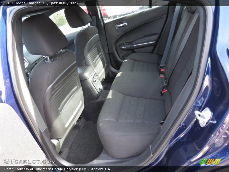 Jazz Blue / Black 2013 Dodge Charger SXT