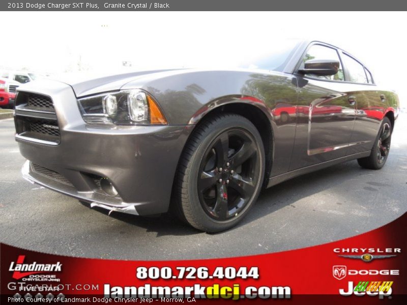 Granite Crystal / Black 2013 Dodge Charger SXT Plus