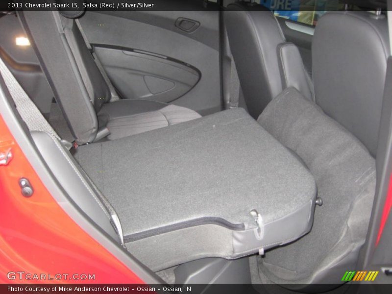 Salsa (Red) / Silver/Silver 2013 Chevrolet Spark LS