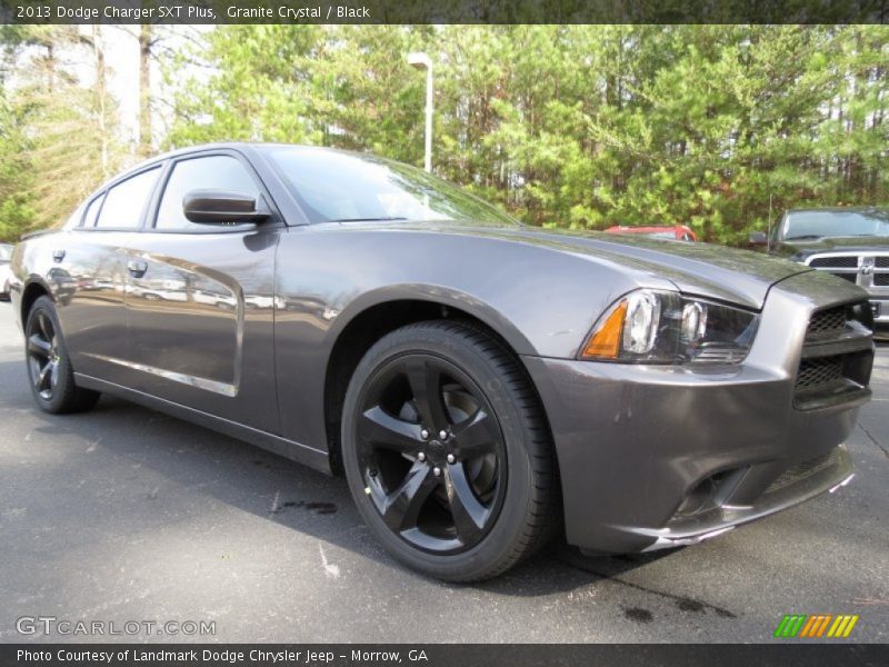 Granite Crystal / Black 2013 Dodge Charger SXT Plus