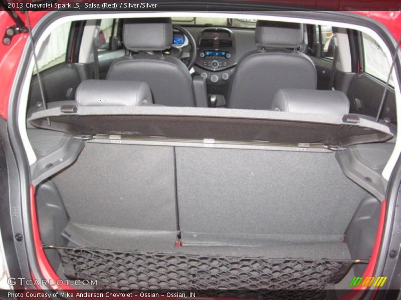 Salsa (Red) / Silver/Silver 2013 Chevrolet Spark LS