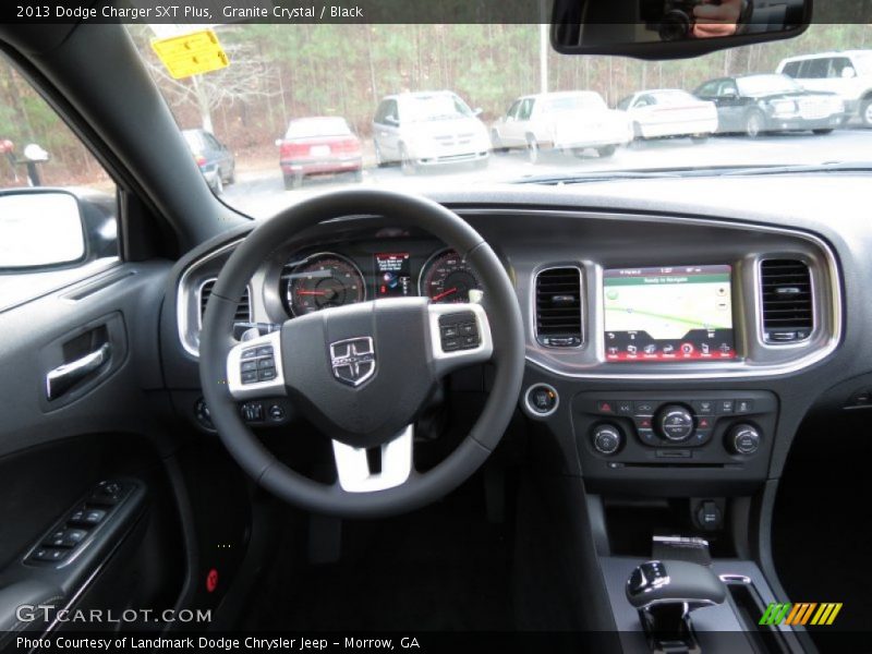 Granite Crystal / Black 2013 Dodge Charger SXT Plus