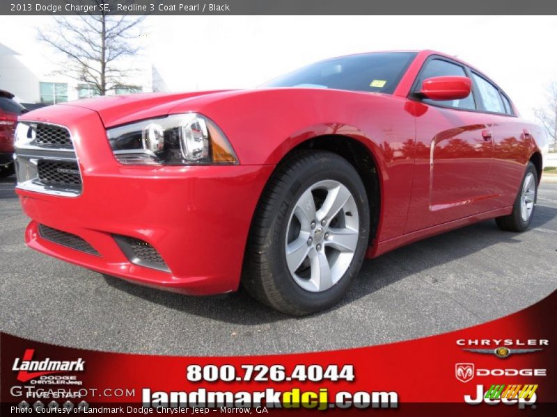 Redline 3 Coat Pearl / Black 2013 Dodge Charger SE