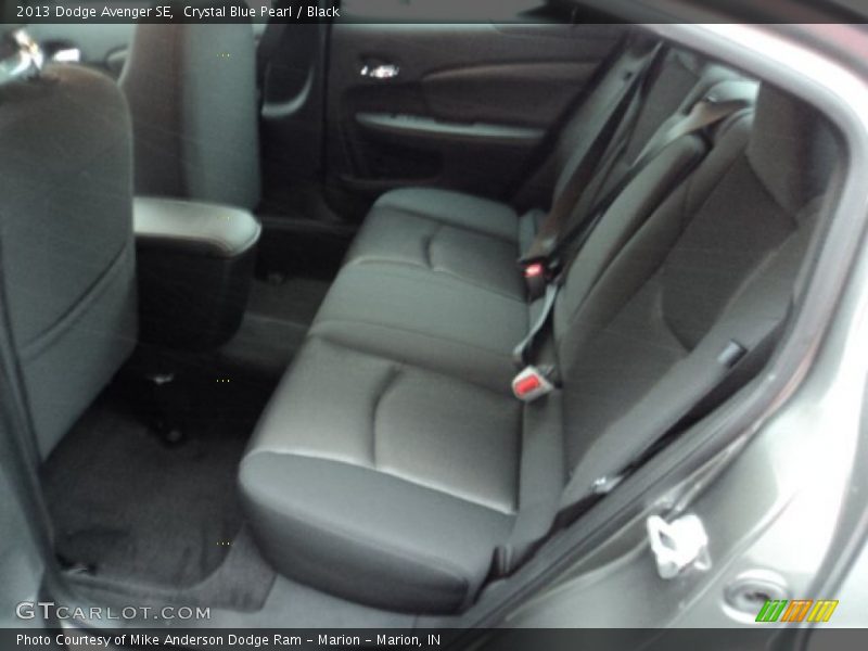 Crystal Blue Pearl / Black 2013 Dodge Avenger SE