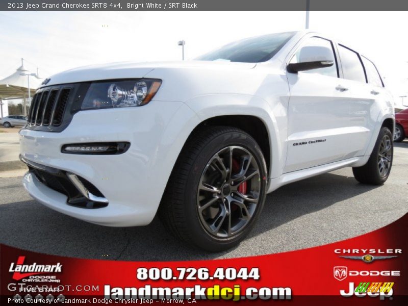 Bright White / SRT Black 2013 Jeep Grand Cherokee SRT8 4x4