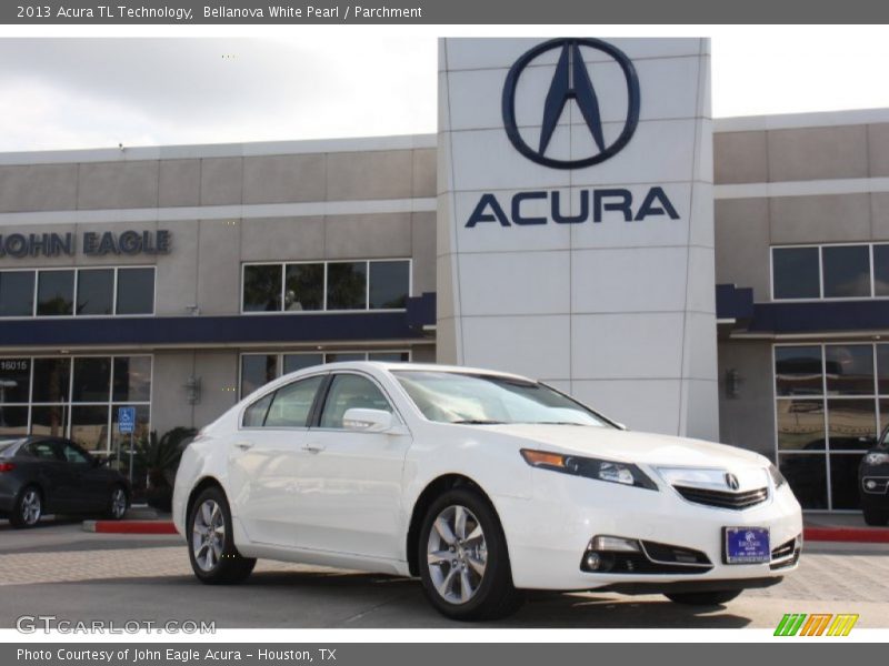 Bellanova White Pearl / Parchment 2013 Acura TL Technology