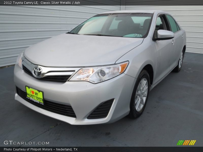 Classic Silver Metallic / Ash 2012 Toyota Camry LE