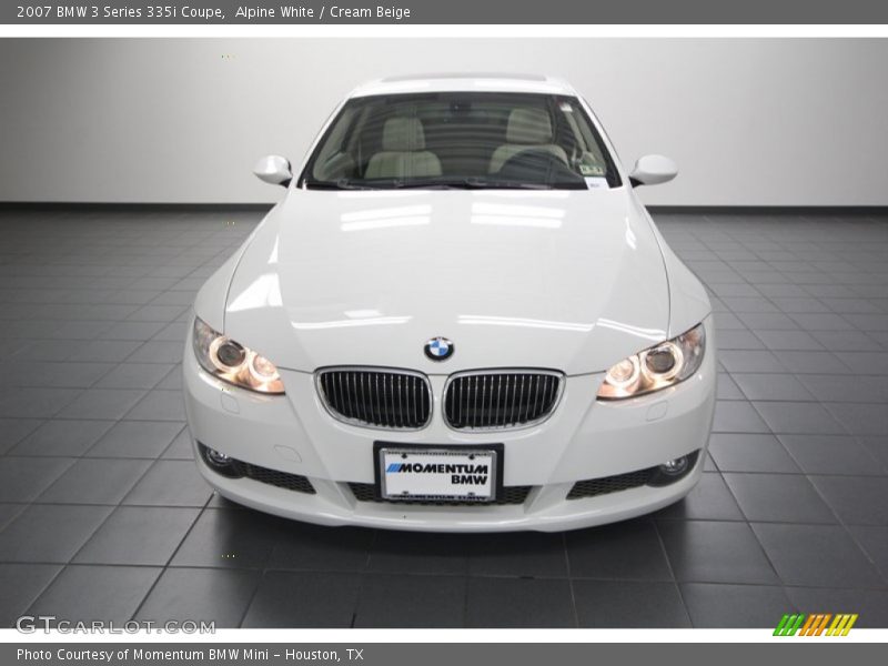 Alpine White / Cream Beige 2007 BMW 3 Series 335i Coupe