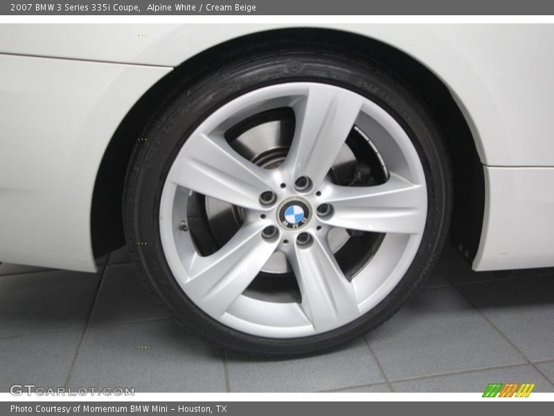 Alpine White / Cream Beige 2007 BMW 3 Series 335i Coupe
