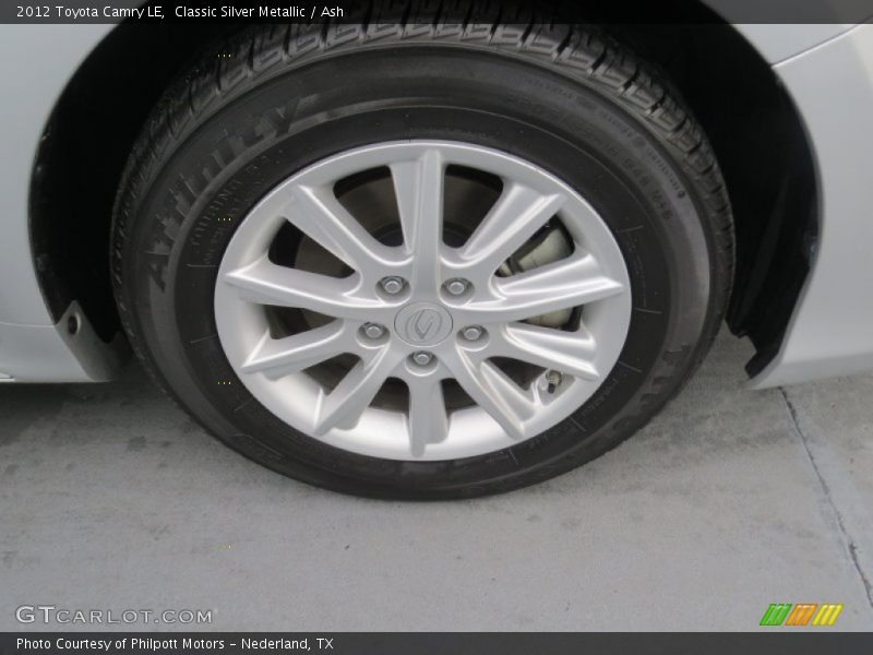 Classic Silver Metallic / Ash 2012 Toyota Camry LE