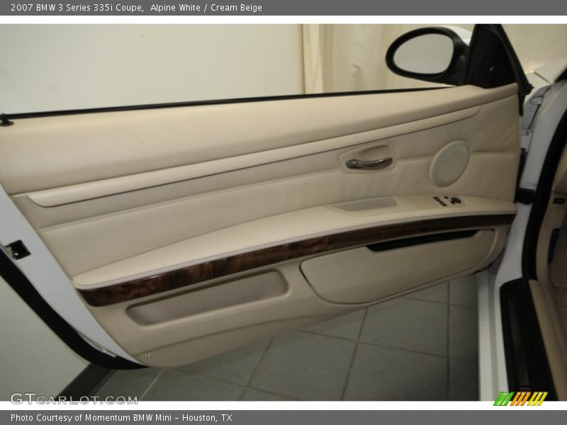 Alpine White / Cream Beige 2007 BMW 3 Series 335i Coupe