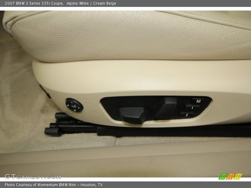 Alpine White / Cream Beige 2007 BMW 3 Series 335i Coupe